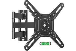 ELIVED Support mural certifié UL pour la plupart des téléviseurs à écran plat LED LCD de 14 à 42 pouces, rotation d'extension