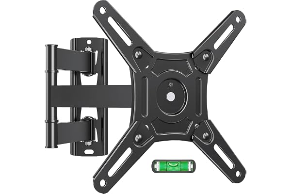 ELIVED Full Motion TV Monitor Wall Mount for Most 14-42 Inch LED LCD Flat Screen TVs & Monitors, Swivel Tilt Extension Rotati