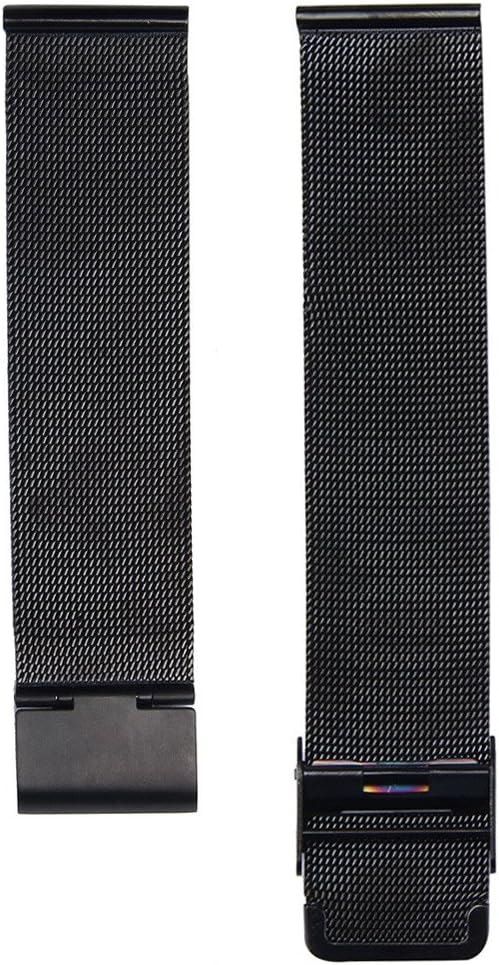 Watch Strap Stainless Steel, Yvelands Choice of Colour & Width - 18mm, 20mm or 22mm Bands Wrist Watch Mesh Band Strap