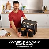 Ninja Foodi MAX Dual Zone Air Fryer Copper/Black 9.5L 6-in-1 AF400UKCP view 5