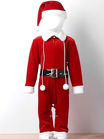 Iefiel Tenue Deguisement Mere Noel Pour Bebe Fille Robe Fleece Manches Longues Bonnet Costume Tenues Noel 12 Mois 3 Ans Bebe Vetements Cotamcare Com