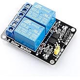 SunFounder 2 Channel DC 5V Relay Module with Optocoupler Low Level Trigger Expansion Board Compatible with Arduino R3 MEGA 2560 1280 DSP ARM PIC AVR STM32 Raspberry Pi