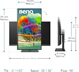 BenQ PD3205U 32 inch 4K Designer Monitor IPS AQCOLOR 99% sRGB 90W USB-C view 9
