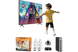 MetFut AR Motion Gaming Console - Plug & Play Video Game System for Kids & Families. Great for Indoor Physical Play, Interactive Family Fun, Game Nights, Playtime and Playdates