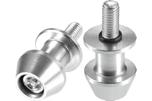 VekAuto 1 Pair Swingarm Spools, 8mm M8x1.25 CNC Swing Arm Spools Sliders Stand Universal for Motorcycle Durable Aluminum Allo