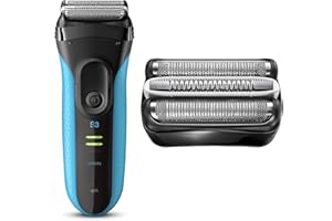 TEEYSO 32B Series 3 Replacement Head for Braun ProSkin Electric Shaver, Compatible with Braun Foil Shaver 3000s 3010s 3020s 3030s 3040s 3050cc 3070cc 3080s 3090cc 320 330 340 350cc (1 Pack)