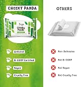 Cheeky Panda Antibacterial Wipes 90 Bamboo Cloths Kills 99.99% Bacteria PFAS view 8