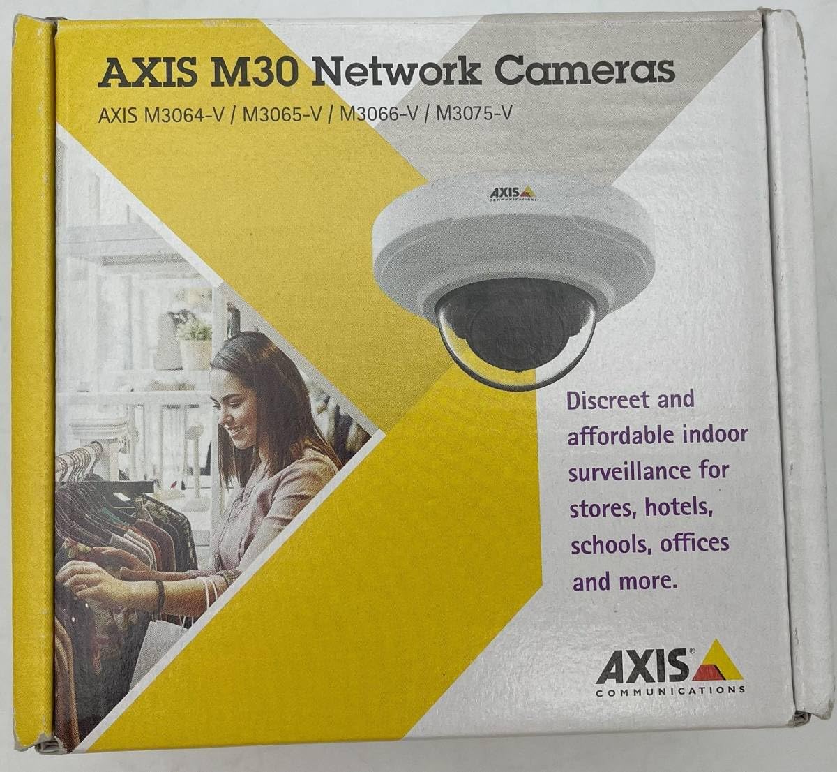 AXIS M3064-V UC INDR Mini Dome Camera W/Dust- and IK08 Max HDTV 720P