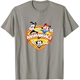 Animaniacs Classic Logo with Warner Siblings Funny Cartoon T-Shirt