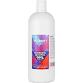 Isopropyl Alcohol 99% (IPA) Made in USA - USP-NF Grade - 99 Percent Concentrated Rubbing Alcohol (1 Liter)