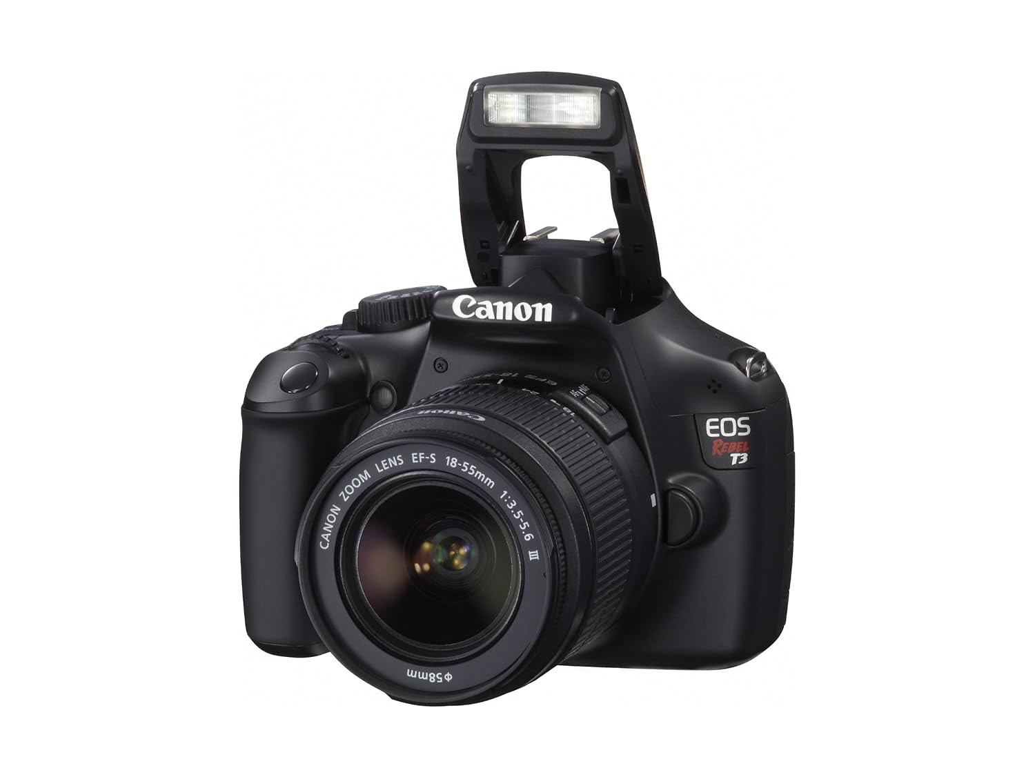 Amazon Canada: Canon EOS Rebel T3 12.2MP Digital SLR Camera with EF-S  18-55mm f/3.5-5.6 DC III Zoom Lens (Black)