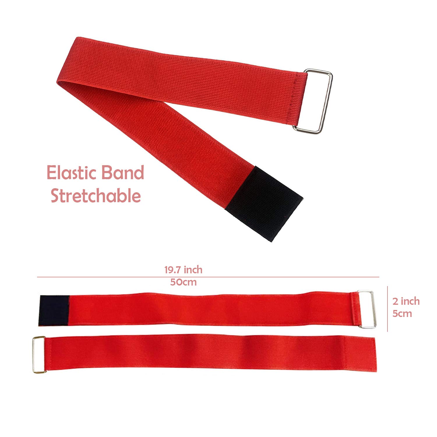 10 PCS 3 Legged Race Bands Three Legged Race Durable Firm Elastic Tie Rope Colorful 3 Leg Race Band for Kids Adult Outdoor Fun - view 3