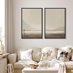 MUDECOR Framed Canvas Print Wall Art Set Minimalist