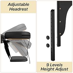 KCC Memory Foam Massage Table Premium Portable
