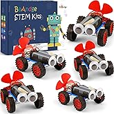 STEM Toys Science Kits for Kids 8-10 6-8 - 5 Set Wind Powered Car, Craft kit Birthday Gifts for 6 7 8 9 10 Year Old Boys Girl