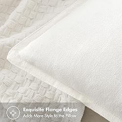 MIULEE Decorative Linen Pillow Covers 20x20 Inch