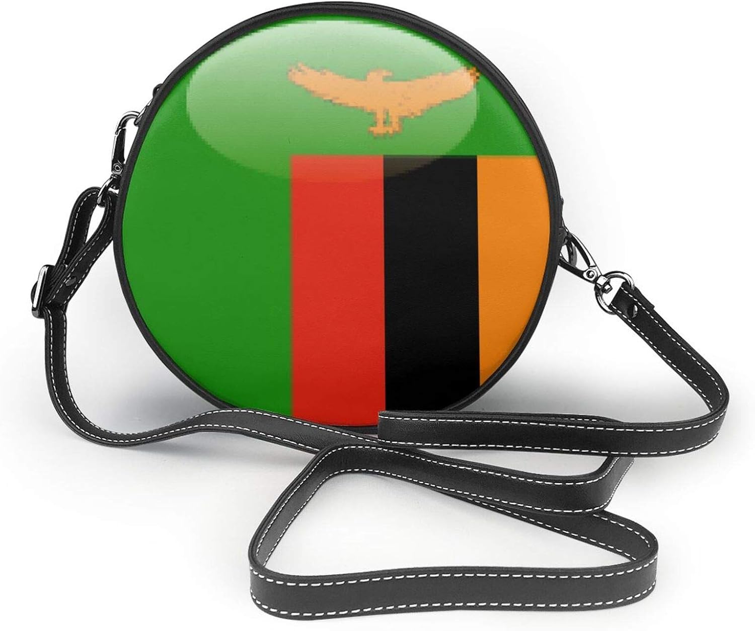 Small Crossbody Bags For Women Zambia Purse Leather Shoulder Round Bag