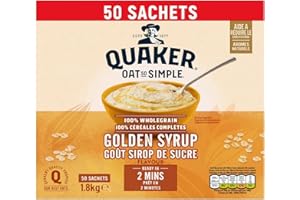 Oat So Simple 50 Instant Porridge Pouches (Golden Syrup)