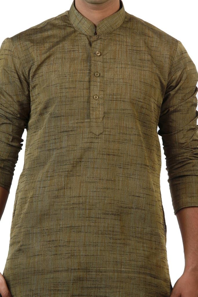 amora men's blended khadi kurta