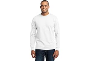 PORT AND COMPANY Port & Company Men's Tall Long Sleeve 50/50 Cotton/Poly T Shirt