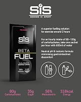 Science in Sport BetaFuel 80 Dual Source Energy Drink Powder Red Berry 80g Pack view 4