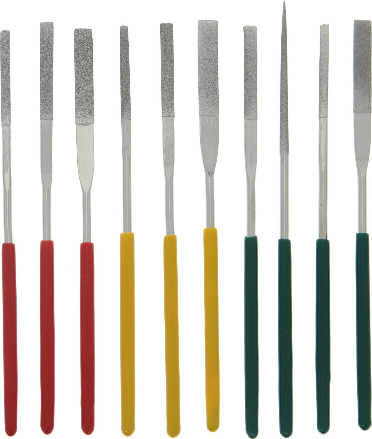 SE Tapered Diamond Needle File Set (10 PC.) - 742DF