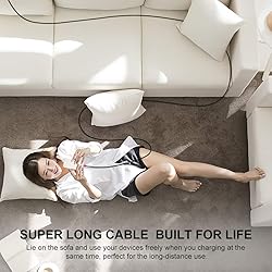 CLEEFUN Long USB C Cable, [26ft/8m] USB A 2.0 to