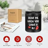 wompolle Funny Candle Light Me Sandalwood Gift for Him Valentines view 6