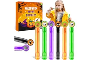 WONDRUS Halloween Mini Bubbles Toys Gifts for Toddlers 32-200 Pack,Boo Basket Goodie Bag Stuffers Fillers for Kids,Non Candy Party Favors Supplies for Carnival,Classroom Games Activities Prizes for Boys Girls