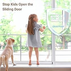 Sliding Glass Door Lock Security - 2 Pack Child