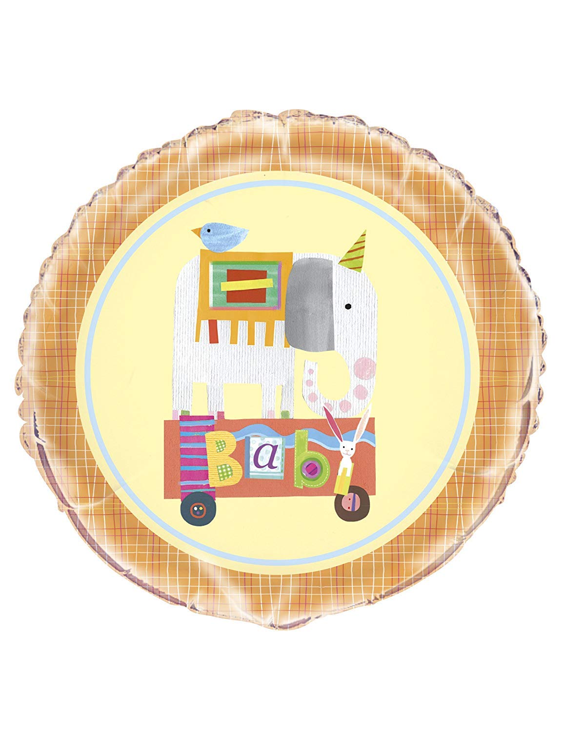 Unique Party 72447 - 18" Foil Circus Animal Baby Shower Balloon