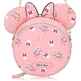Disney Minnie Mouse Mini Purse Crossbody Handbag for Women | Leather Women's Shoulder Handbag | Minnie Mouse Accessories for Adults, Unisex