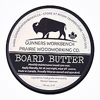 Board Butter - 3 Oz - Wood Wax & Conditioner for Cutting Boards & Butcher Blocks. Veteran Owned - Made in Canada