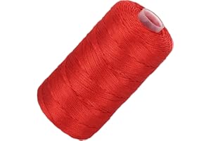 MECCANIXITY Nylon String Cord 1.5mm x 218 Yards Macrame Rope Braided Thread Twine String Smooth Beading Cord for Jewelry Maki