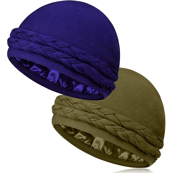Durag Longue Queue Pour Homme - Bonnet En Soie Respirant Pour Vagues 360° - Bandana Turban Hip-Hop