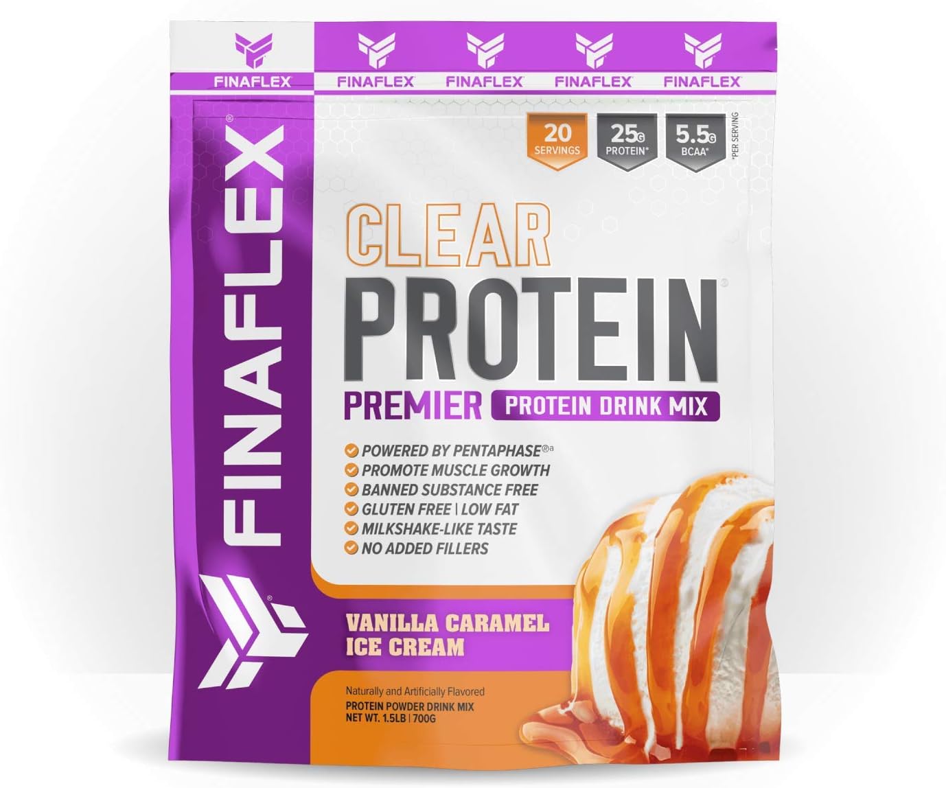 Finaflex Clear Protein Vanilla Caramel Ice Cream Premier