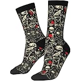 Socks Novelty Crew Socks Funny Crazy Dress Socks Mid Calf Socks for Men Women Hiking Running