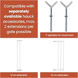 hauck Open N Stop 2 Gate Set with 21 cm Extension White 96-101 cm view 6