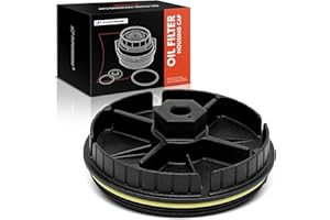 A-Premium Oil Filter Housing Cap Assembly Compatible with Dodge Ram 2500 2000-2009, Ram 3500 2000-2008, 5.9L