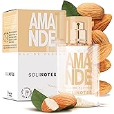 Solinotes Almond Perfume for Women & Men, 1.7 Fl Oz/ 50 ML Eau De Parfum, Delicate Floral and Soothing Scent with Premium Ingredients - Clean Perfume, Cruelty Free, Vegan, Made in France
