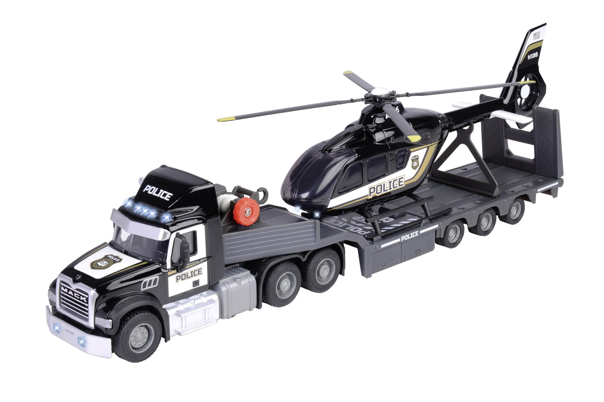 Mack Truck + Police Helicopter