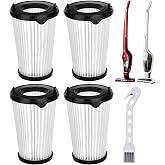 4 Pack VAF-1TM Filter Replacement for Electrolux Ergorapido Stick Vacuum | EHVS2510AW VS3510AR Standard &amp; Pet Version PureAdvantage PureAdvantageTM Ergorapido Vacuum, Part # EL65522