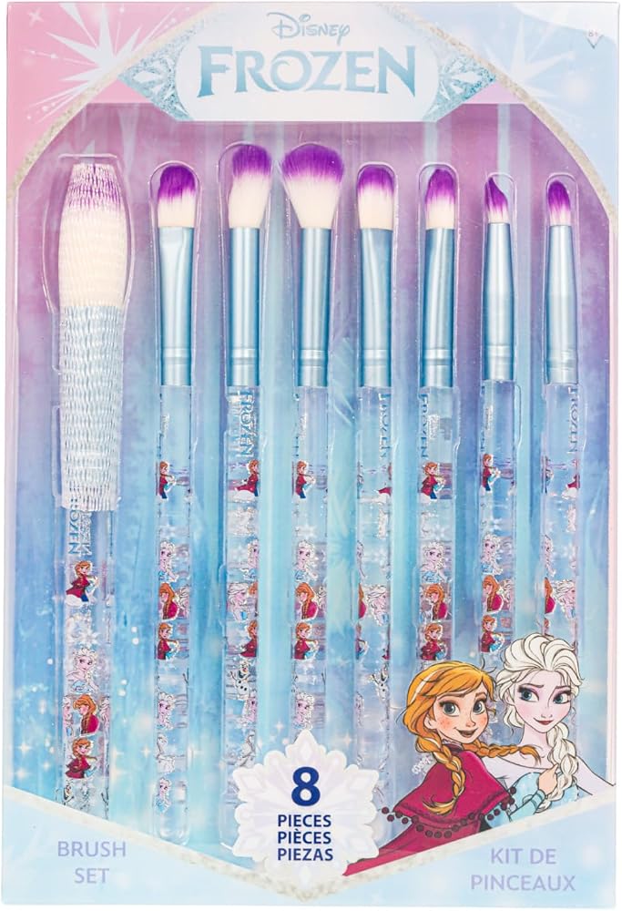Disney Frozen 8-Piece Makeup Brush Set for Girls