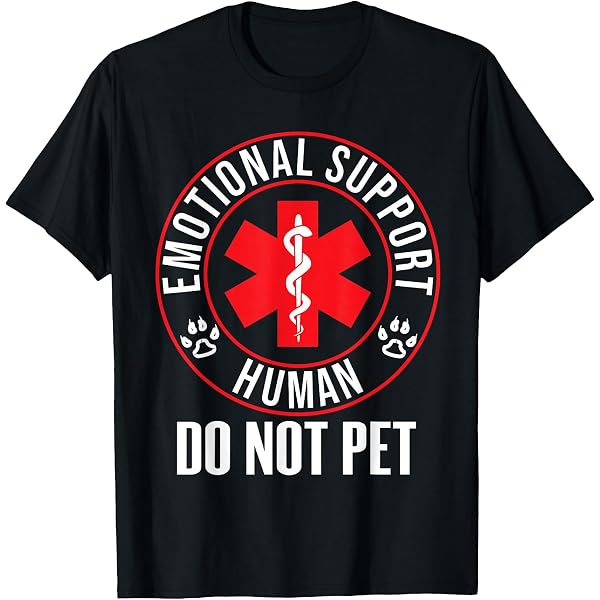 T-shirt Uomo Divertente Animale - Supporto Emotivo - 100% Cotone, Girocollo, Maniche Corte - Foto 4