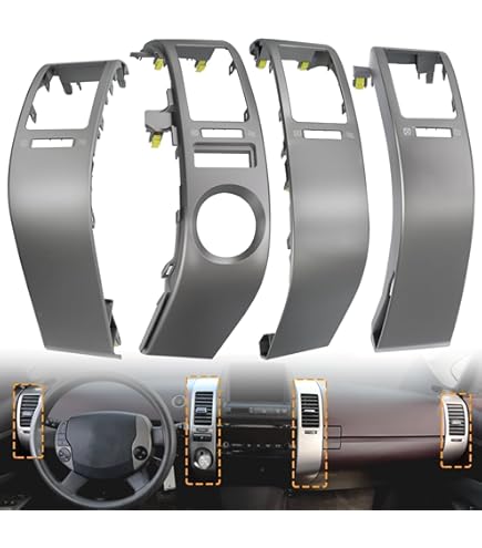 A/c Vent MADAT 4Pcs Air Vent Panel Trim Fit For Toyota Prius