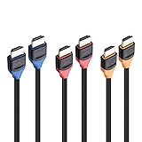 Cable Matters 3-Pack 48Gbps Ultra HD 8K HDMI Cable with 8K 120Hz, 4K 240Hz and HDR Support for PS5, Xbox Series X/S, RTX3080 