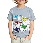 Boys T Shirts, Toddler Boys Graphic Tees, Boy Short Sleeve Tee Shirts Tops for 3-8 Years Kids