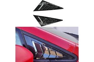 Xhfarce Window Louvers for 8th Gen Honda Civic 2006 2007 2008 2009 2010 2011 Accessories Front Side Window Louvers Air Vent Shades Panel Cover Exterior Decoration Accessories（Front Side Carbon Fiber）