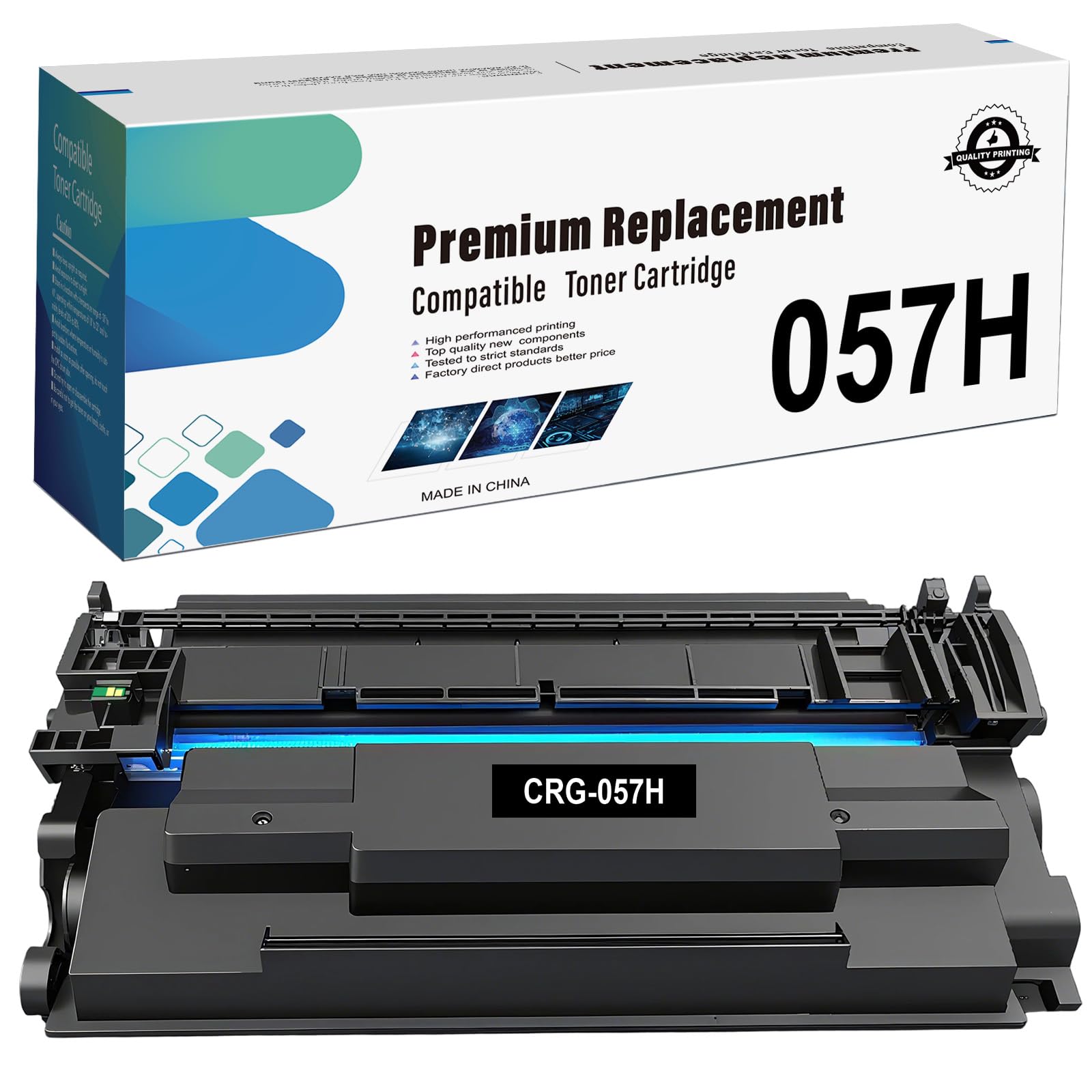 Compatible 057H CRG-057H Toner Cartridge High Capacity 10000 Pages for Canon MF450 MF451DW MF452DW MF453DW MF455DW MF449dw MF448dw MF445dw MF443dw LBP228dw LBP227dw LBP226dw LBP223dw laser printers