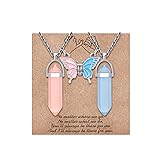 MJartoria BFF Necklace for 2 Crystal Charms Best